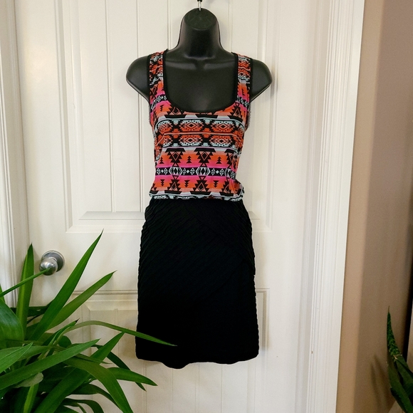 Sz L Grayling Aztec print dress - Picture 1 of 4